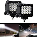Miniatyrbilde 3 av 5: 2 stk. 4-tommers LED Bar Kjørelys LED Pods Offroad Tåkelys For Lastebil Bil