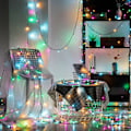 Pikkukuva 1 / 5: GlobaLink värikkäät LED-valosarjat jouluun, 20M 200 LED-valosarja DIY moniväriset jouluvalot ja 8 tilaa sisä- ja ulkokäyttöön