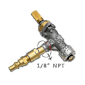 Miniatyrbillede 2 af 5: 1/4 tomme RV Quick Connect Adapter Udskiftning Til Q 100, 1000, 200, 2000, 1200, 2200 Bærbar Gas G