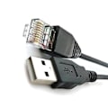 Miniatyrbillede 5 af 5: USB til RJ50 konsolkabel med støbt trækaflastningsstøvle, 1,8 m