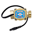 Miniatyrbillede 1 af 5: 26mm 3/4\" Pt Gevind Konnektor 120w Pumpe Flow Sensor S