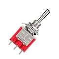 Miniatyrbild 5 av 5: 5 st MTS-303 Mini Toggle Switch 3PDT 9 Pin 3 Lägen På AV på