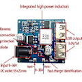 Miniatyrbild 2 av 5: DC-DC Nedtransformator Strömförsörjningsmodul 24V/12V Till 5V 5A Omvandlare Ersätter LM2596S