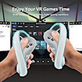 Miniatyrbillede 2 af 5: Ringbeskyttelse til 4 Vr Touch Beskyttelsesgreb Anti-bump Silic Ca