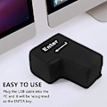 Miniatyrbilde 5 av 5: Enter-tast, Stor USB Enter-knapp Skrivebordslur