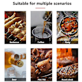 Miniatyrbilde 4 av 5: Ultra-rask grilltermometer med bakgrunnsbelysning og kalibrering digital steketermometer Bbq-termometer for kjøkken, utendørs matlaging, grilling