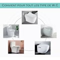 Pikkukuva 5 / 5: LED-WC-valo / Liiketunnistimella varustettu valo WC:hen ja kylpyhuoneeseen / Yövalo 16 eri värillä - Denuotop