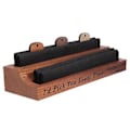 Miniatyrbild 5 av 5: Gitarrplektrumhållare Set med 3 Träplektrum, Naturligt Trä Gitarrplektrum Displayfodral Mini Gitarrförvaring