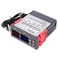 Miniatyrbild 2 av 5: Digital Intelligent Termostat Justerbar Temperaturkontrollbrytare med Dubbla NTC(110-220V)