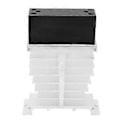 Miniatyrbilde 1 av 4: BERM DC til DC Solid State Relé med Kjøleribbe Inngang 3-32VDC Utgang 5-220VDC Sikker SSR Modul 120A