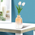 Miniatyrbild 2 av 5: 2-pack Glasvas Elektropläterad Vas Glasblomvaser För Hem R Torkad Blomma Bot