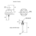 Miniatyrbild 5 av 5: CNC 3D Touch Probe Mindre Stålprobsspets För V6 3D Touch Probe/ Kantfinnare