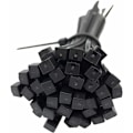 Miniatyrbillede 1 af 5: Store slangeskruer 450 mm x 4,8 mm - Rilsan nylonkabelbindere - Pakke med 100 stk., sort farve