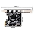 Miniatyrbild 5 av 5: PCI-E till USB 3.0 Expansionskort 5Gpbs Typ E PCI för Expresskort 19/20 Pin Huvud