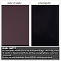 Miniatyrbillede 3 af 5: Sorte Infusible Transfer Ink Ark, 10 Stk. 11,5 cm X 30,5 cm Forudprintet Sublimeringspapir Til Di