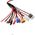 Miniatyrbilde 5 av 5: Åtte i Én RC Lipo Batterilader Splitter Kabel Adapter Kobling 4.0mm Plugg til JST T Plugg XT60 EC3 Futaba Tamiyas
