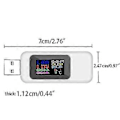 Miniatyrbillede 1 af 4: USB Tester Digitalt Strømmåler Tester Multimeter Strøm & Spændingsmonitor Sort