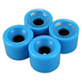 Miniatyrbillede 1 af 5: PUENTE 4 stk. Cruiser Skateboard Hjul PU Hjul Longboard Cruiser Hjul med ABCE-9 Lejer, Blå