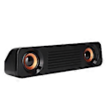 Miniatyrbilde 3 av 5: Kablet høyttaler 3,5 mm plugg HiFi Stereo Subwoofer USB-drevet bærbar stasjonær lang høyttaler for TV datamaskin bærbar PC