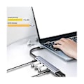 Pikkukuva 2 / 5: Kannettava USB 3.1 Type-C Hub -yhteensopiva Splitterisovitin 4k 3 USB C Hub PC:lle (y003)