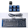 Miniatyrbild 2 av 5: S1S2S3S4S5S6 Tangenter för Corsair K95 RGB Mekaniskt Tangentbord Makrotangenter