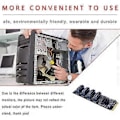 Pikkukuva 1 / 5: M.2 KEY-M NVME PCI-E - 4 Port SATA3.0 Laajennus Kovalevy HDD SSD Adapteri Lisäkortit Ajurivapaa JMB582