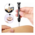 Miniatyrbild 4 av 5: 37-delad handborr-set med skruvstäd handborr med minidrillbits, spiralborr och skruvstäd för hantverk