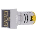 Miniatyrbillede 4 af 4: Firkantet Digital Display LED Indikationslys AC100~380V 20~75Hz Frekvensmåling (Gul)