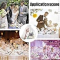 Miniatyrbillede 2 af 5: 30 STK Nøgle Flaskeåbner Papirkort Bryllup Dekoration Polterabend Gaver Bryllupssouvenir Favoriserer til Gæster, B