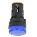 Miniatyrbillede 4 af 5: 10 stk. BERM LED Strømindikator Lys Halvleder Energibesparende Lampe φ22mm 24V AD16-22d S (Blå)