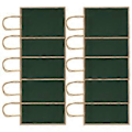 Miniatyrbilde 3 av 5: Grønne Kraftpapirposer - 10 stk 15x8x21cm Gaveposer med Håndtak for Bryllup og Fester