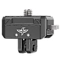 Miniatyrbillede 1 af 5: R072 Aluminium Quick Release Mount Adapter Base med Mount Plate Magnetisk Action Kamera Mount med 1/4-Tommer Interface