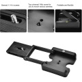 Miniatyrbillede 4 af 5: Z Flex Tilt Hoved, Z-type Tilt Fleksibelt Foldbart Stativ Hoved 1/4\" Monteringsskrue Til Nikon Til Canon Dslr Kameraer, Stativ Hurtigudløserplade