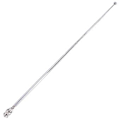 Miniatyrbilde 2 av 5: (2-pakning) Bnc radioantenne med Bnc-pluggkontaktadapter teleskopisk rustfritt stål Hf