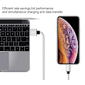 Miniatyrbilde 5 av 5: Usb C Lightning-kabel 1m, nylonladekabel med strømforsyning for rask lading for iPhone 11/11 Pro / 11 Pro Max / Xr / Xs Max / Xs / X /