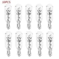Miniatyrbilde 1 av 5: 10 stk. Bil LED T5 W5W 1,2W 194 501 Lys Kilder Hvit Lampe Maker Side Instrument