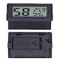 Miniatyrbillede 4 af 4: Digitalt Display Temperaturmåler ABS Miljø Indendørs Termometer til Smart Home FY11001Sort