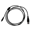 Miniatyrbild 1 av 4: USB 2.0 A till 8-pin Mini B Kabel med Ferrit - 1.5m / 59 Tum för Pix P90