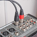 Pikkukuva 3 / 5: Dual XLR - 1/8 naarasadapteri, Balansoitu Mini Jack (3,5 mm) naaras mikrofonikaapeli, kaiutinmikserille