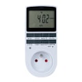 Miniatyrbillede 2 af 5: Digital programmerbare stikkontakter (2-pak) med daglig/ugentlig digital timer, LCD-display, anti-tyveri-tilfældig tilstand, energibesparende, 16A/3680W maks.