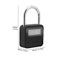Miniatyrbilde 2 av 5: Metall R, LCD-skjerm -funksjons Elektronisk R, 99 timer maks. tidtaking, USB-oppladbar