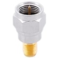 Miniatyrbilde 2 av 5: RF Koaksial Koaks Adapter Sma Hun Til F ,sølv