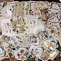 Pikkukuva 2 / 5: 260 kpl Vinta Scra -tarrapakkaus, DIY Retro Journaling -tarra-setti, Scrapb