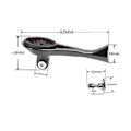 Miniatyrbillede 5 af 5: For Sl7 Frempind Beslag H Ycle Computer Kamera Cykel Frempind Extens H