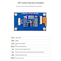 Miniatyrbild 4 av 5: 2,36 tums E-papper E-bläck Skärmmodul 296x168 För Spi Lcd Display Modul B