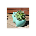 Miniatyrbillede 2 af 5: DIY Blomsterpot Søde Keramiske Kunst Potter Hjem Dekorative Keramiske Kunst Vase Grøn-Fei Yu