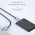 Miniatyrbild 5 av 5: Extern USB-kabel -b Hdd-kabel -b Datakabel Ssd Sata-kabel för disk -b Usb3.0, 1m