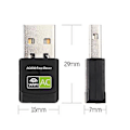Miniatyrbilde 2 av 5: Driver Usb Wifi Adapter 600mbps Wifi Adapter Antenne Usb Etet Pc Wi-fi Adapter Lan Wifi Do