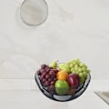 Miniatyrbillede 5 af 5: Dobbeltlags smedejerns frugtkurv stue husholdnings frugtplade tørret frugt slik opbevaringskurv
