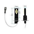 Pikkukuva 4 / 5: 2kpl Mini Canbus LED Auton Ajovalot 6000K 1200LM H1 H3 H7 H8 H11 881 9005 9006 12SMD 3030 LED Lamppu Sumuvalot Auto